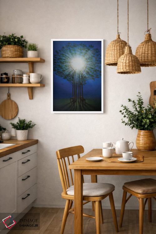 تابلو دکوراتیو "خورشید یکسان برای همه" اثر مارلن ژانس - D3W