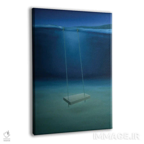 تابلو دکوراتیو "تاب" اثر مارلن ژانس - نمای پرسپکتیو محصول