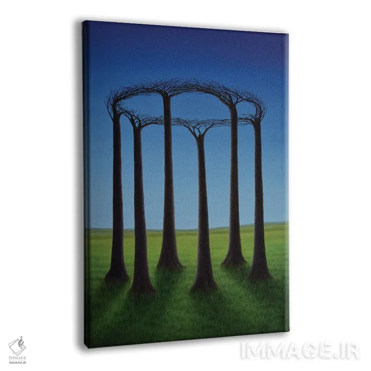 تابلو دکوراتیو "نظم نوین" اثر مارلن ژانس - نمای پرسپکتیو محصول