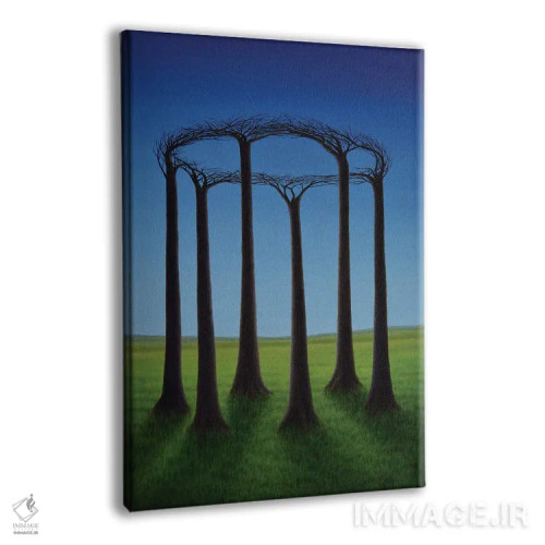 تابلو دکوراتیو "نظم نوین" اثر مارلن ژانس - نمای پرسپکتیو محصول