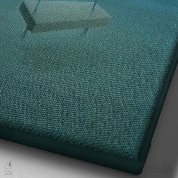 تابلو دکوراتیو "تاب" اثر مارلن ژانس - نمای نزدیک بافت بوم