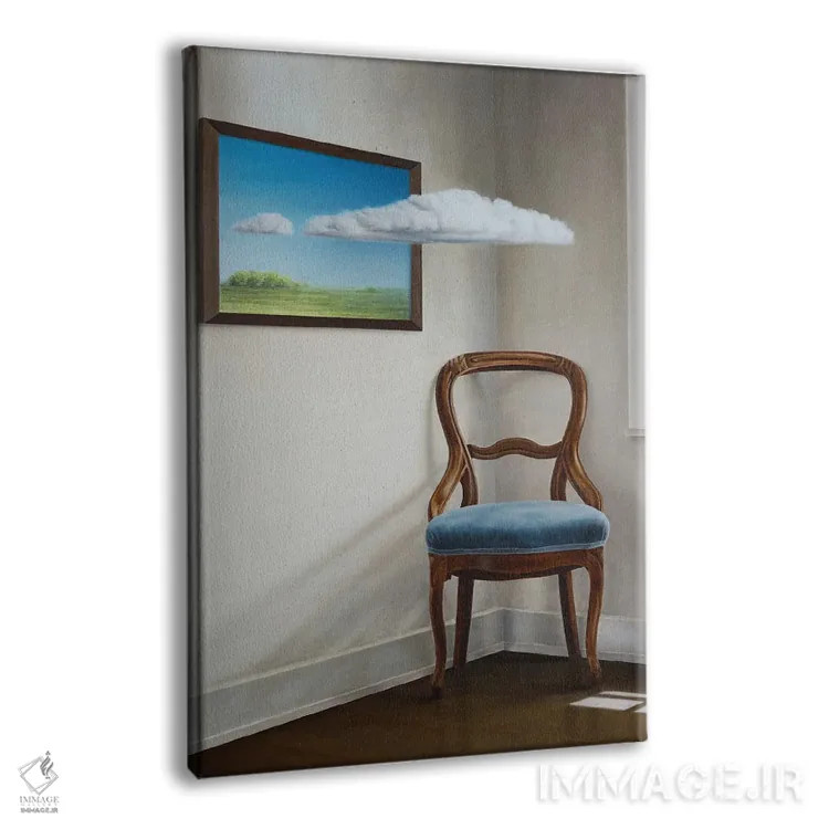 تابلو دکوراتیو "ابر واقعی من" اثر مارلن ژانس - نمای پرسپکتیو محصول