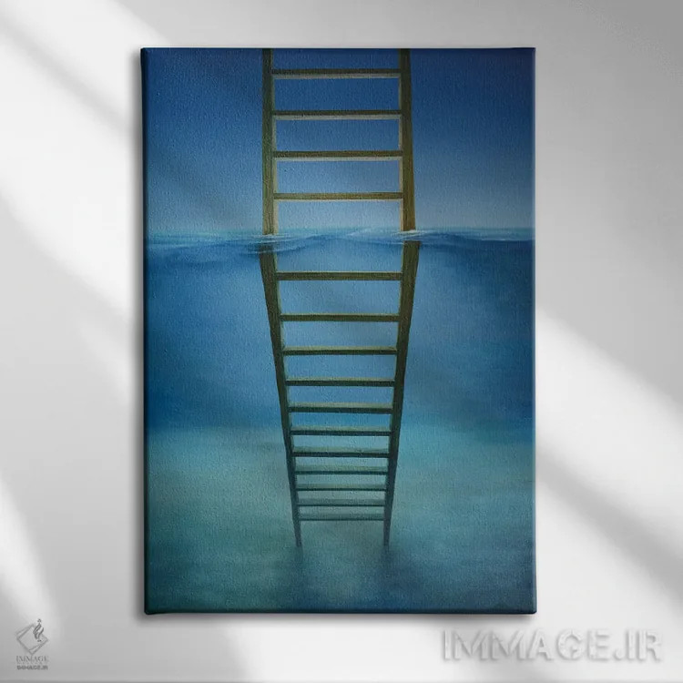 تابلو دکوراتیو "دیدگاه درست" اثر مارلن ژانس - نمای روبهرو روی دیوار