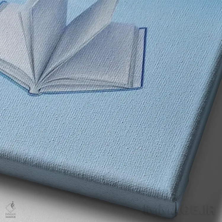 تابلو دکوراتیو "معنای جدید" اثر مارلن ژانس - نمای نزدیک بافت بوم