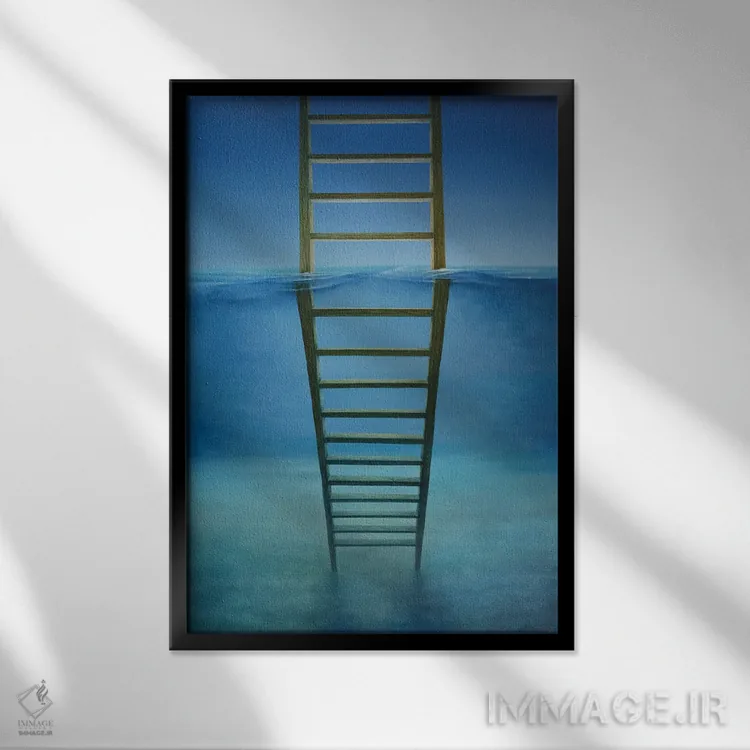 تابلو دکوراتیو "دیدگاه درست" اثر مارلن ژانس - نمای قابدار مشکی