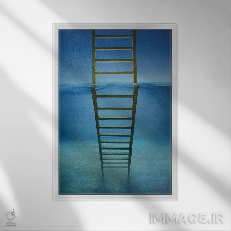 تابلو دکوراتیو "دیدگاه درست" اثر مارلن ژانس - نمای قابدار سفید