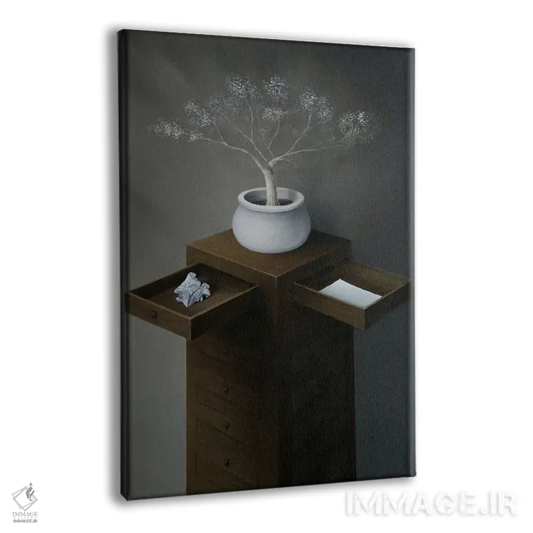 تابلو دکوراتیو "رشد" اثر مارلن ژانس - نمای پرسپکتیو محصول