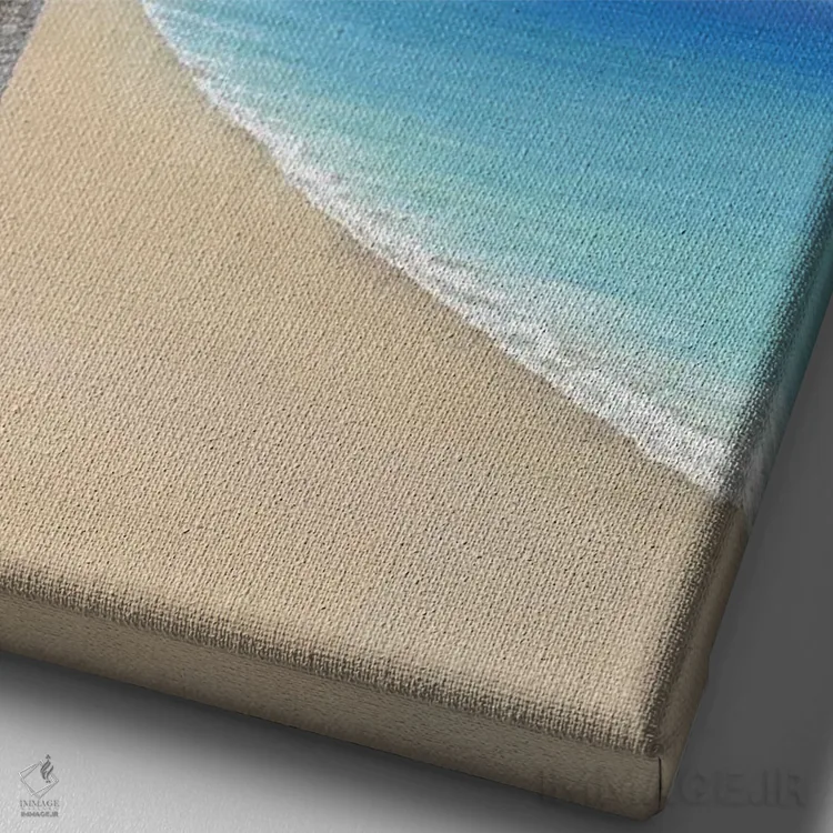 تابلو دکوراتیو "همراه خوب" اثر مارلن ژانس - نمای نزدیک بافت بوم