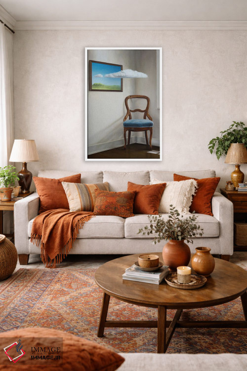 تابلو دکوراتیو "ابر واقعی من" اثر مارلن ژانس - D2W