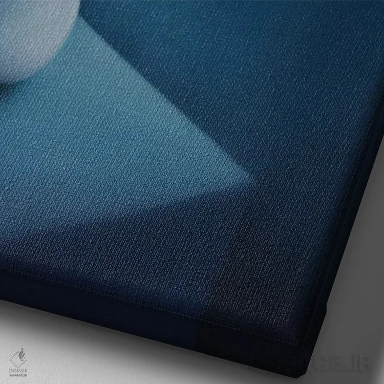 تابلو دکوراتیو "گل ها کنار پنجره" اثر مارلن ژانس - نمای نزدیک بافت بوم