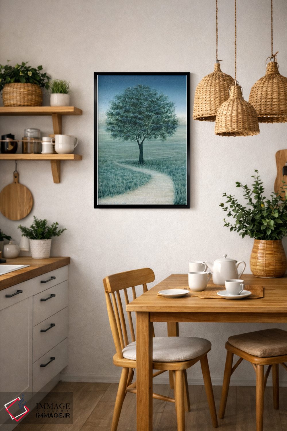 تابلو دکوراتیو "در مسیر درست" اثر مارلن ژانس - D6B