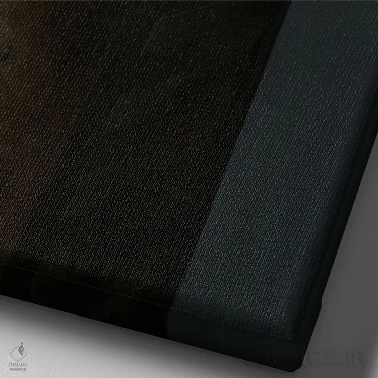 تابلو دکوراتیو "رشد" اثر مارلن ژانس - نمای نزدیک بافت بوم