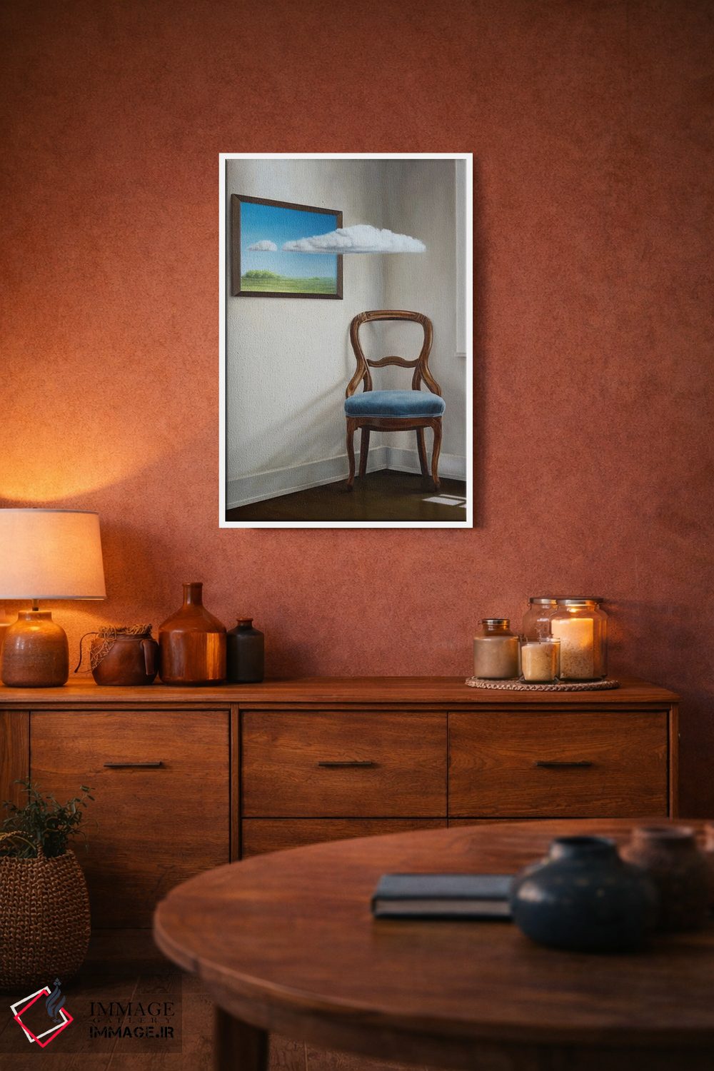 تابلو دکوراتیو "ابر واقعی من" اثر مارلن ژانس - D3W