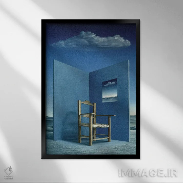 تابلو دکوراتیو "دعوتی " اثر مارلن ژانس - نمای قابدار مشکی