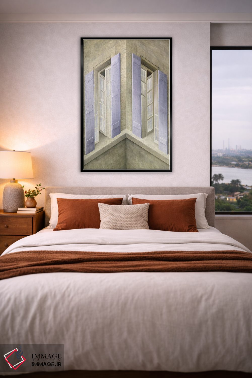 تابلو دکوراتیو "بگذار باد از میان بوزد" اثر مارلن ژانس - D3B