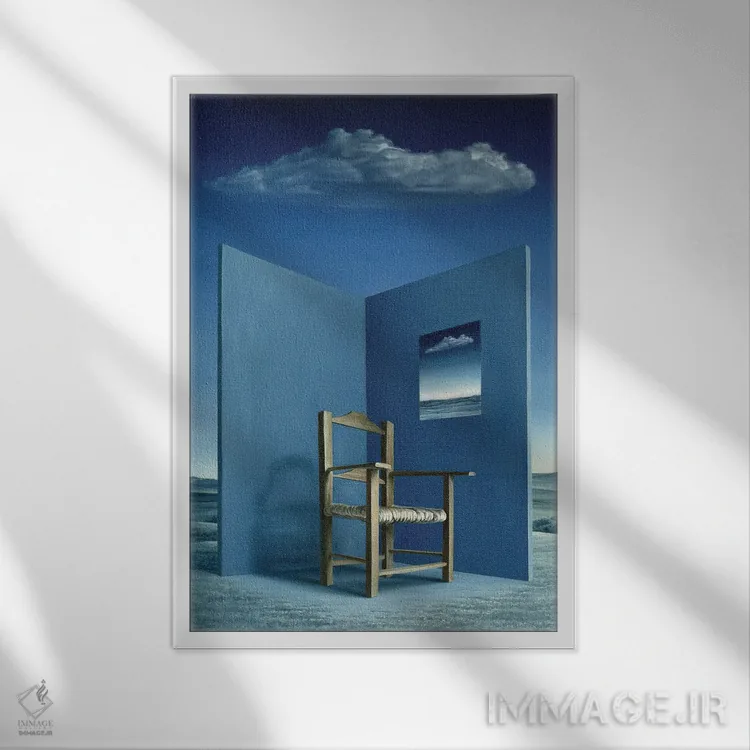 تابلو دکوراتیو "دعوتی " اثر مارلن ژانس - نمای قابدار سفید