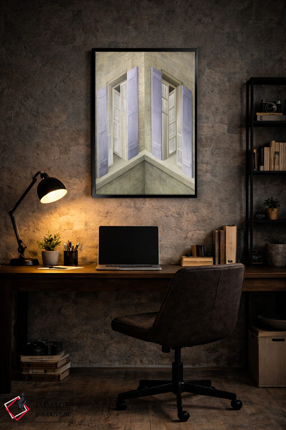 تابلو دکوراتیو "بگذار باد از میان بوزد" اثر مارلن ژانس - D6B