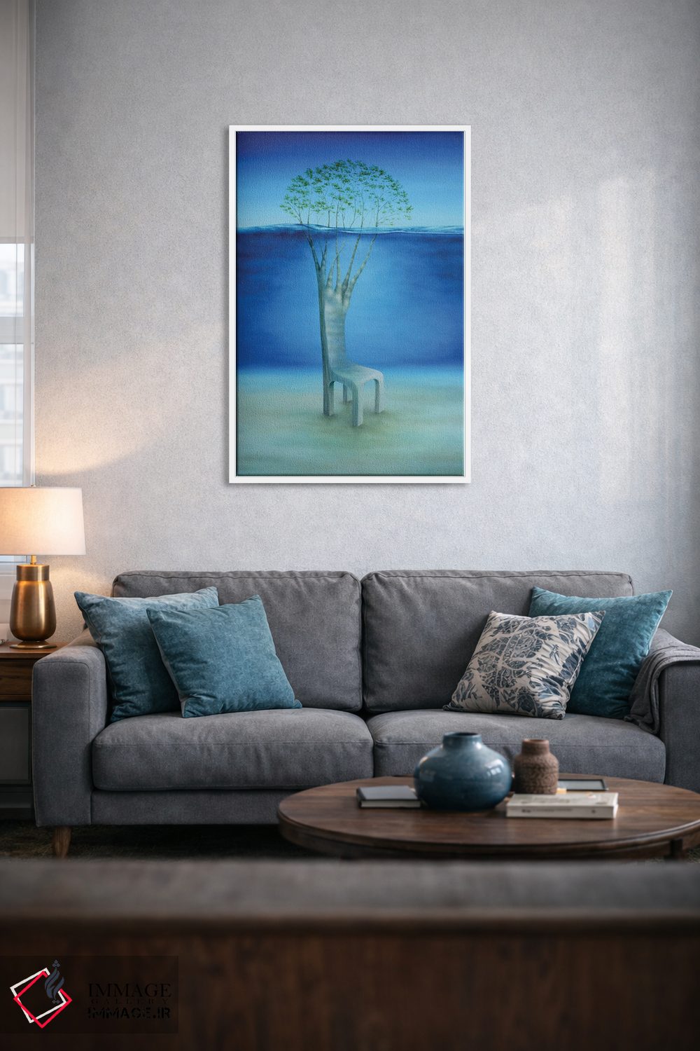 تابلو دکوراتیو "درختان جزیره" اثر مارلن ژانس - D4W