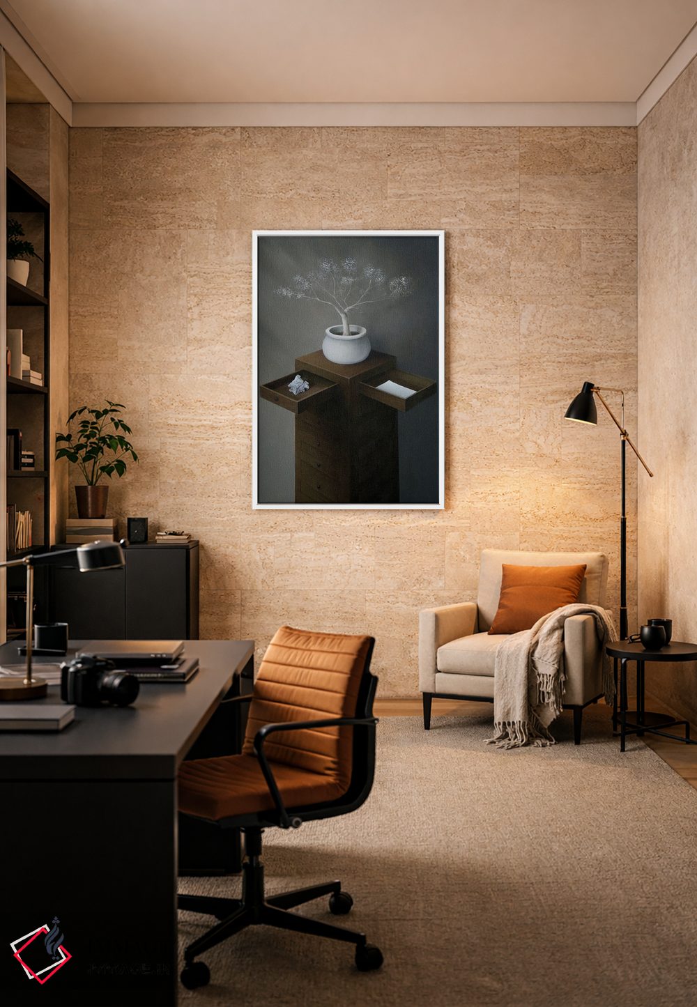 تابلو دکوراتیو "رشد" اثر مارلن ژانس - D6W