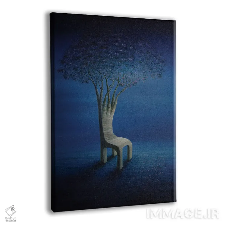 تابلو دکوراتیو "سلسله خوشبختی" اثر مارلن ژانس - نمای پرسپکتیو محصول