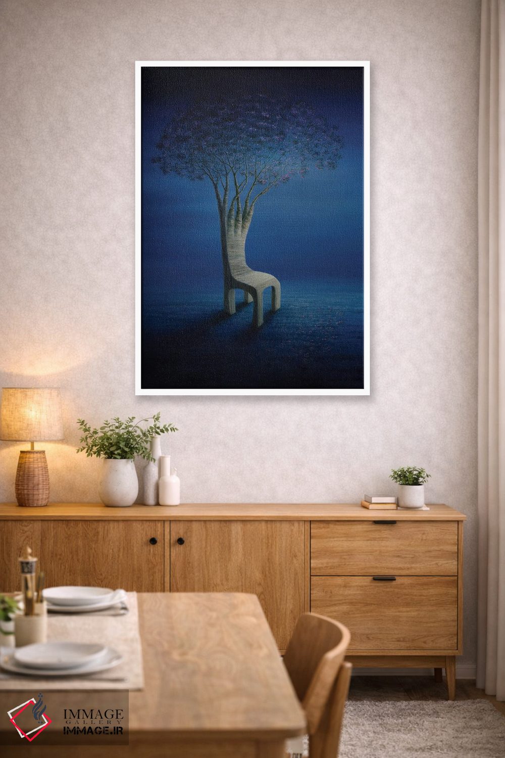 تابلو دکوراتیو "سلسله خوشبختی" اثر مارلن ژانس - D3W