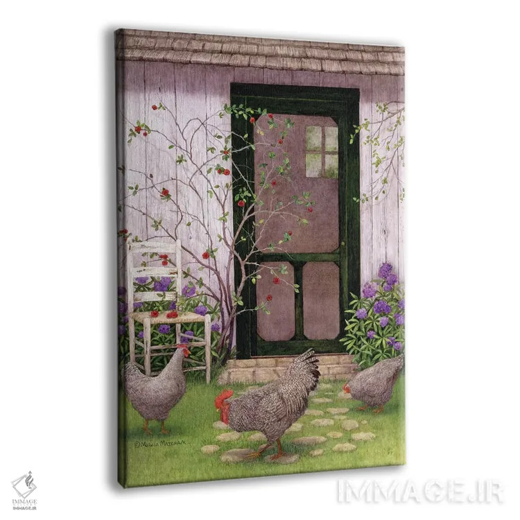 تابلو مدرن "گشت صبحگاهی ۱" اثر مارسیا مچم - نمای پرسپکتیو محصول