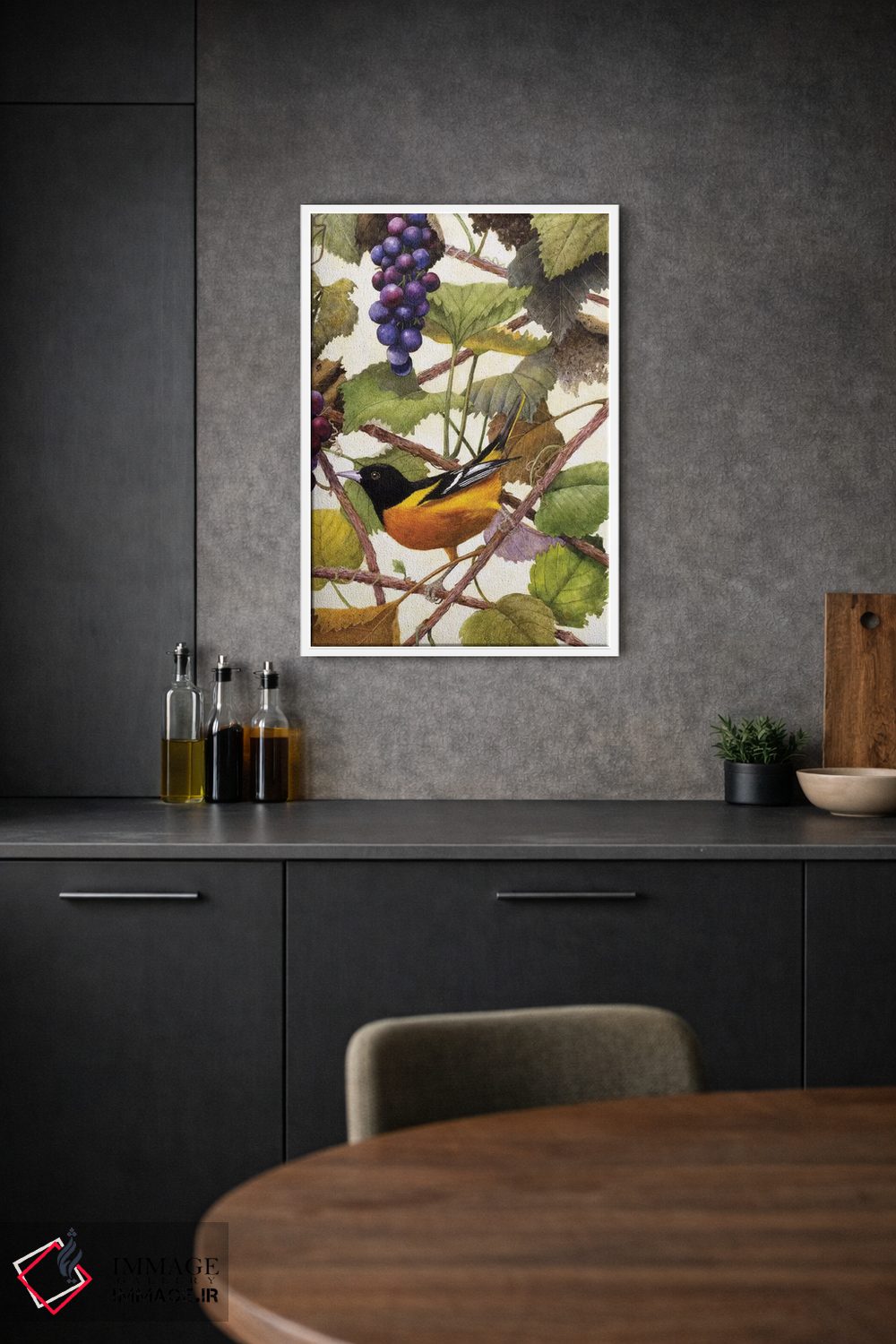 تابلو دکوراتیو "درخشش طلایی ۲" اثر مارسیا مچم - D1W