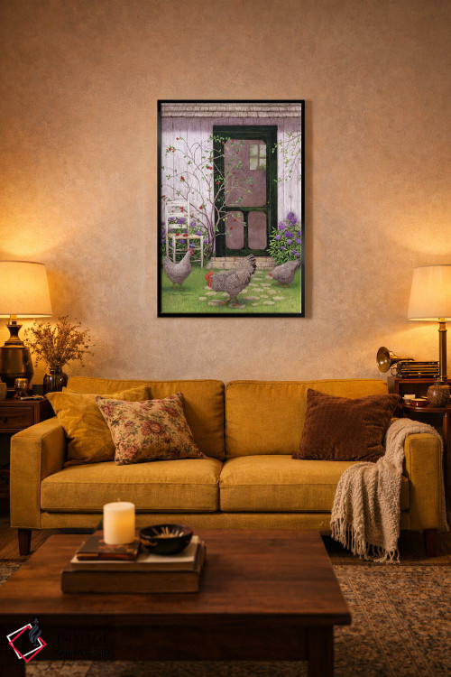 تابلو مدرن "گشت صبحگاهی ۱" اثر مارسیا مچم - D2B