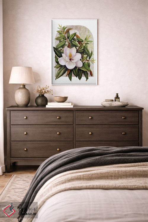 تابلو دکوراتیو "تصویر مگنولیا" اثر مارسیا مچم - D2W