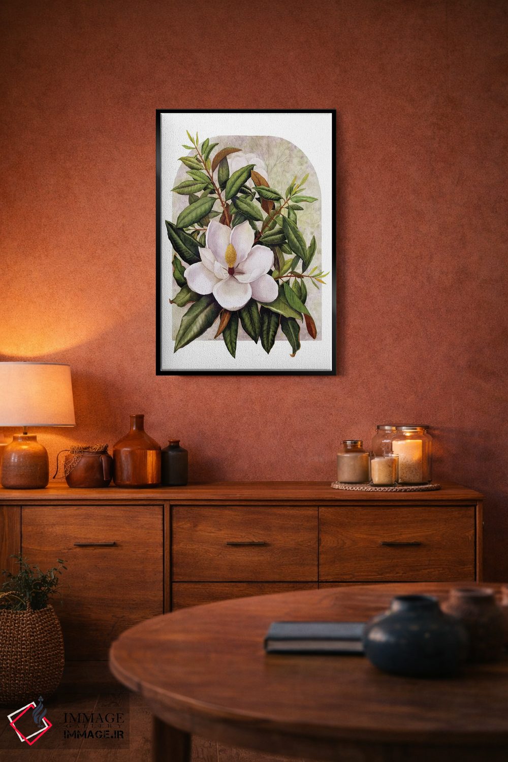 تابلو دکوراتیو "تصویر مگنولیا" اثر مارسیا مچم - D4B