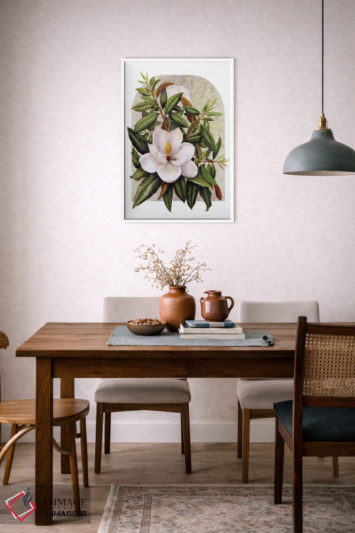 تابلو دکوراتیو "تصویر مگنولیا" اثر مارسیا مچم - D5W