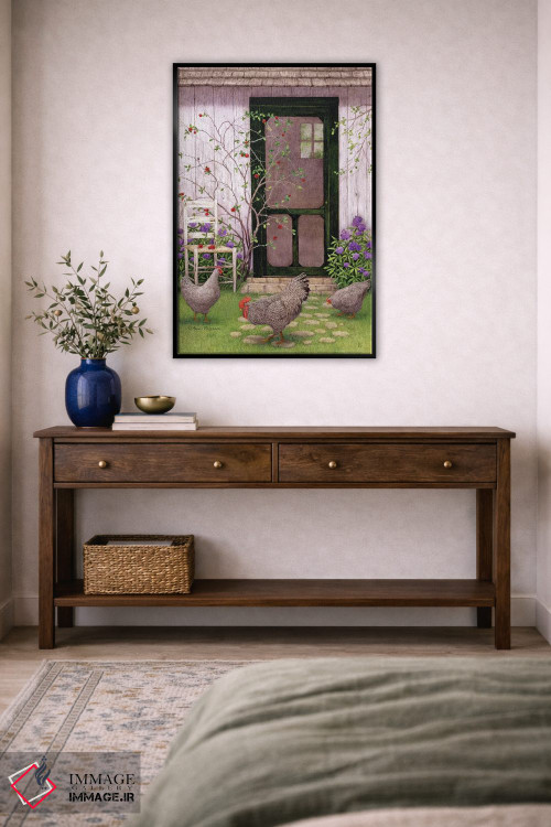 تابلو مدرن "گشت صبحگاهی ۱" اثر مارسیا مچم - D3B