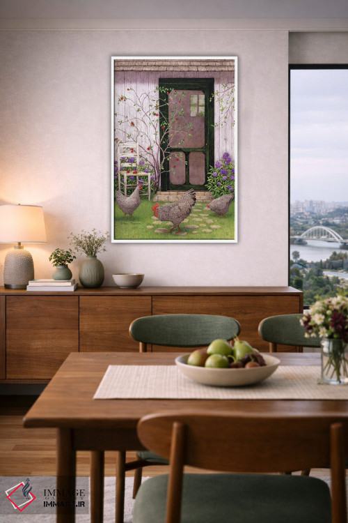 تابلو مدرن "گشت صبحگاهی ۱" اثر مارسیا مچم - D5W