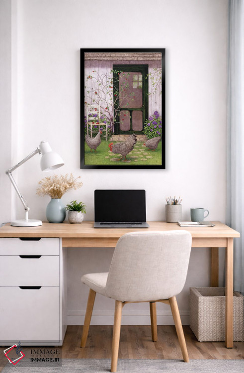 تابلو مدرن "گشت صبحگاهی ۱" اثر مارسیا مچم - D6B