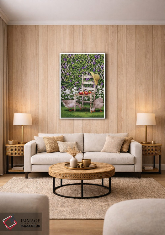 تابلو دکوراتیو "گشت صبحگاهی ۲" اثر مارسیا مچم - D1W