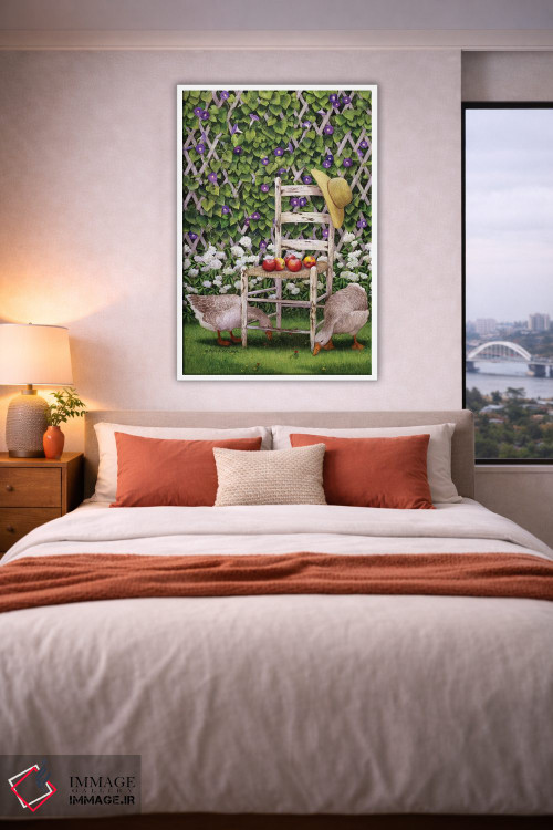 تابلو دکوراتیو "گشت صبحگاهی ۲" اثر مارسیا مچم - D3W