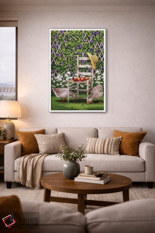 تابلو دکوراتیو "گشت صبحگاهی ۲" اثر مارسیا مچم - D2W