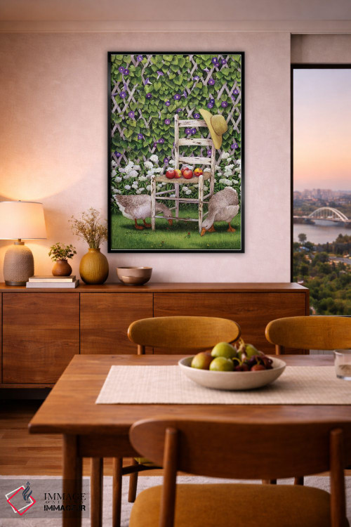 تابلو دکوراتیو "گشت صبحگاهی ۲" اثر مارسیا مچم - D6B