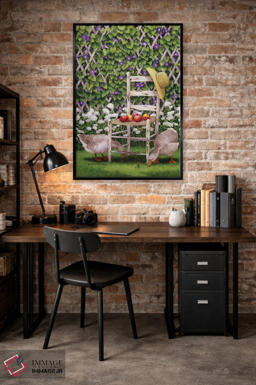 تابلو دکوراتیو "گشت صبحگاهی ۲" اثر مارسیا مچم - D4B