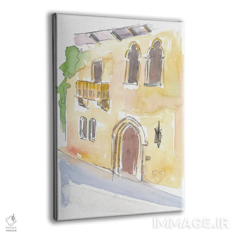 تابلو دکوراتیو بالکن ژولیت در ورونا، نماد عشق اثر مارکوس و مارتینا بلیشنر - نمای پرسپکتیو محصول