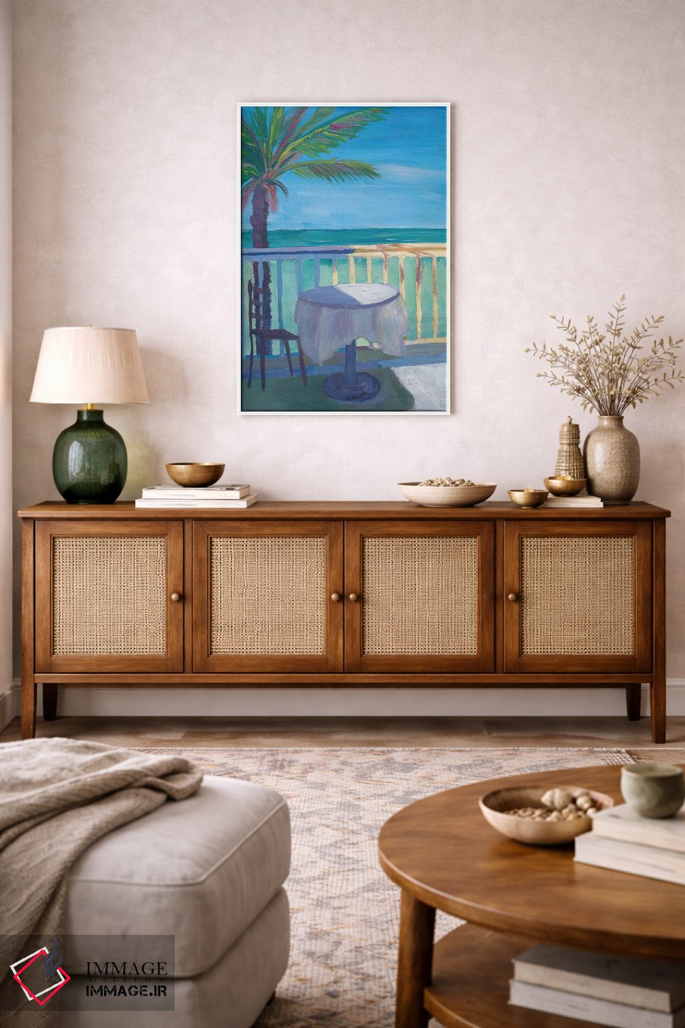 تابلو دکوراتیو پوستر رترو رویای کارائیب اثر مارکوس و مارتینا بلیشنر - D3W