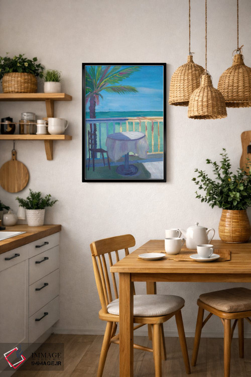 تابلو دکوراتیو پوستر رترو رویای کارائیب اثر مارکوس و مارتینا بلیشنر - D6B