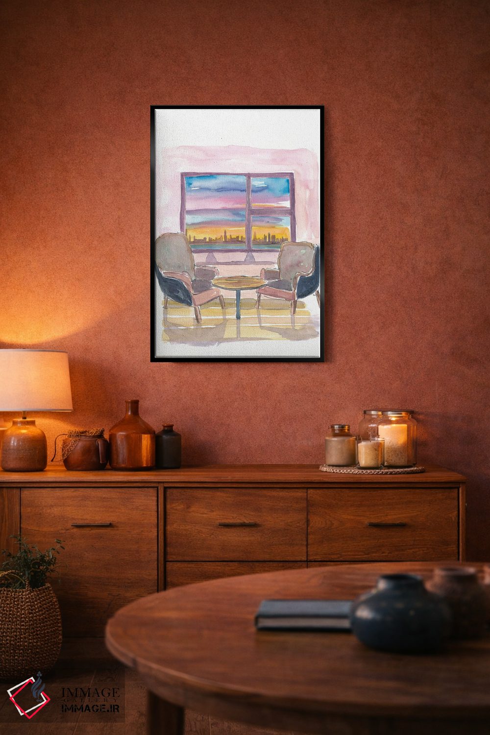 تابلو دکوراتیو پنجره پانوراما دنج به شیکاگو، ایلینوی اثر مارکوس و مارتینا بلیشنر - D4B