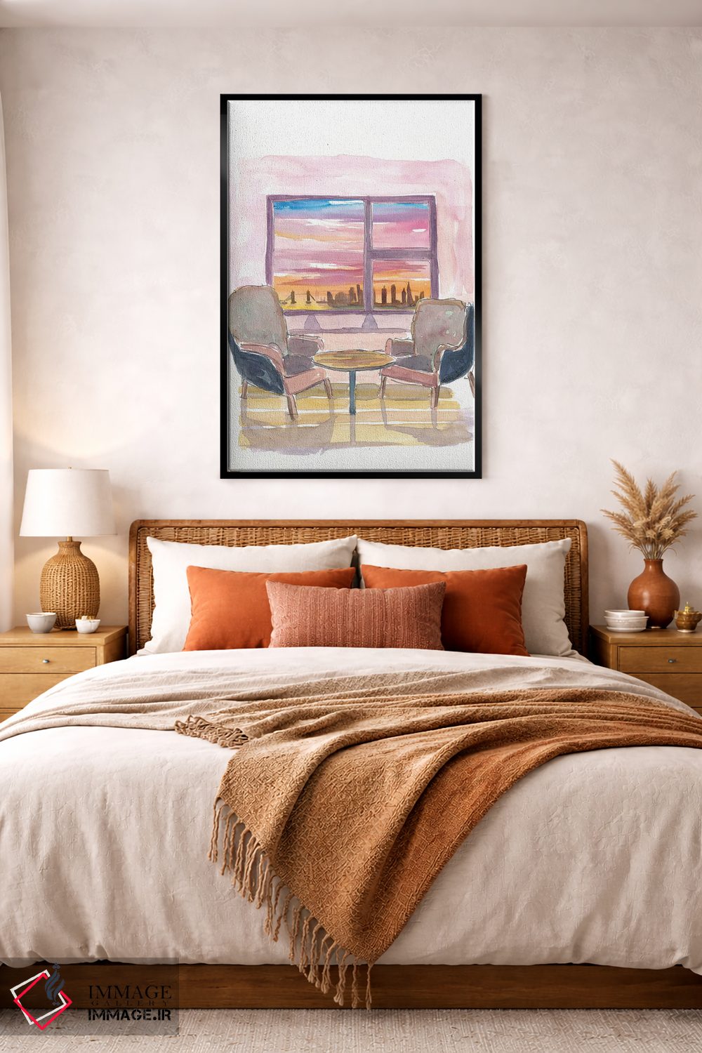 تابلو دکوراتیو پنجره پانوراما دنج به لندن، بریتانیا اثر مارکوس و مارتینا بلیشنر - D5B