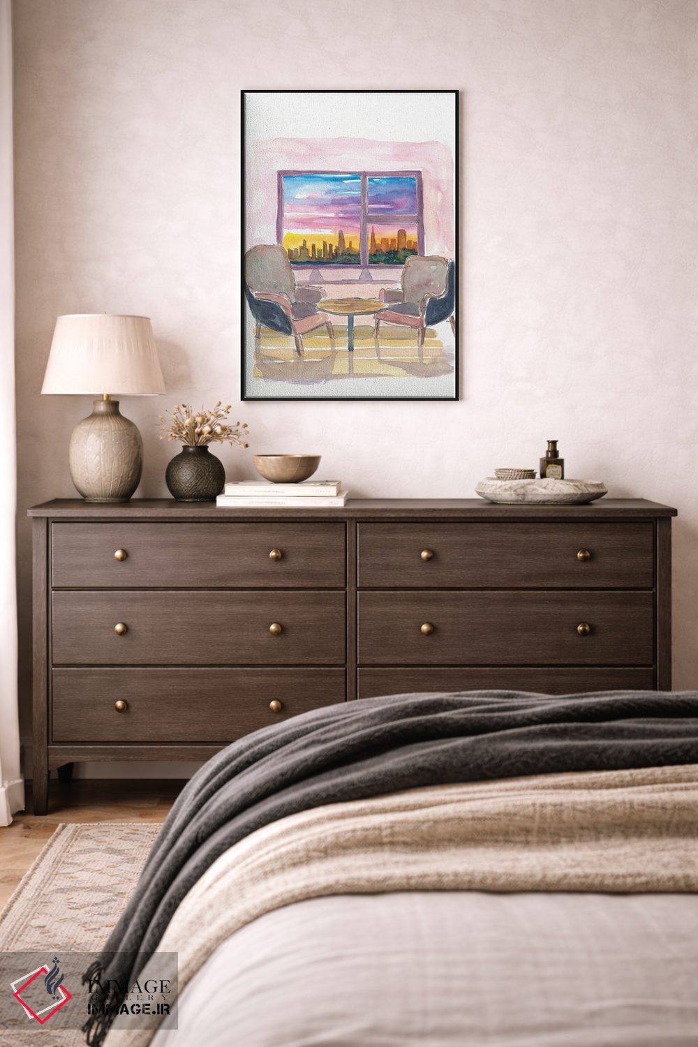 تابلو دکوراتیو پنجره پانوراما دنج به سان فرانسیسکو، کالیفرنیا اثر مارکوس و مارتینا بلیشنر - D4B