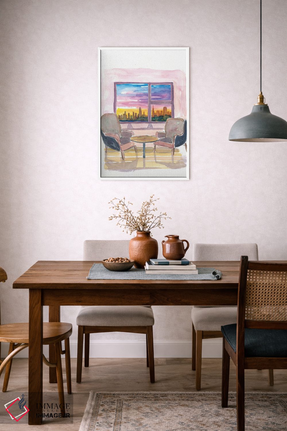 تابلو دکوراتیو پنجره پانوراما دنج به سان فرانسیسکو، کالیفرنیا اثر مارکوس و مارتینا بلیشنر - D5W