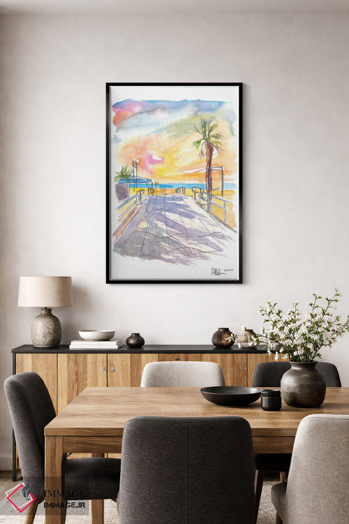 تابلو دکوراتیو حال وهوای تابستانی در ساحل آدریاتیک ایتالیا اثر مارکوس و مارتینا بلیشنر - D3B