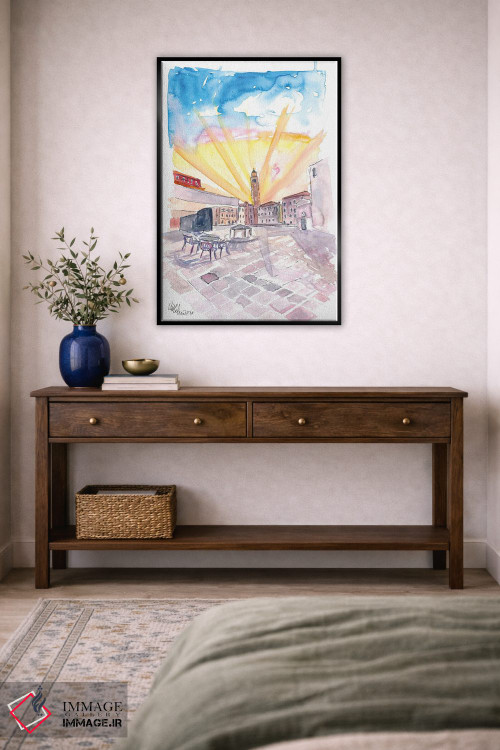 تابلو دکوراتیو کامپو سنت آنجلو آرام با چشم انداز سانتو استفانو… اثر مارکوس و مارتینا بلیشنر - D4B