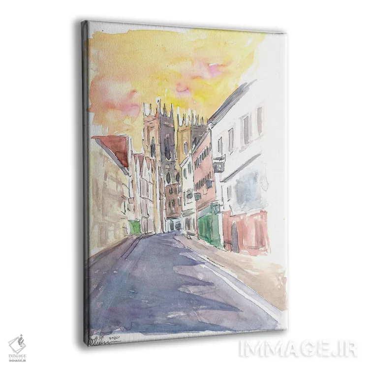 تابلو دکوراتیو حال وهوای قدیمی انگلستان در یورک یورکشایر همراه… اثر مارکوس و مارتینا بلیشنر - نمای پرسپکتیو محصول