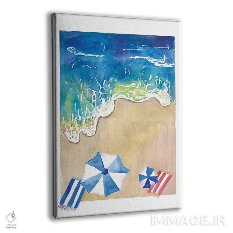 تابلو دکوراتیو رویای تعطیلات تابستانی در ساحل اثر مارکوس و مارتینا بلیشنر - نمای پرسپکتیو محصول